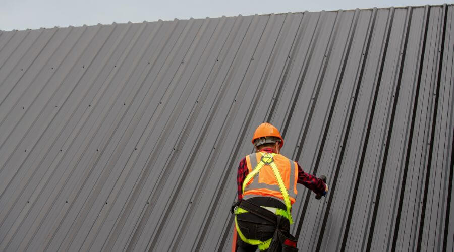 Professional metal roof installation in Klemme, IA